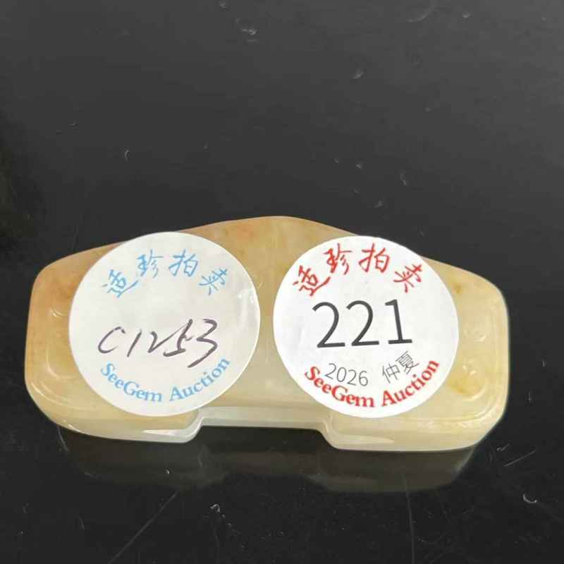 明 白玉龙纹剑格 - 图9