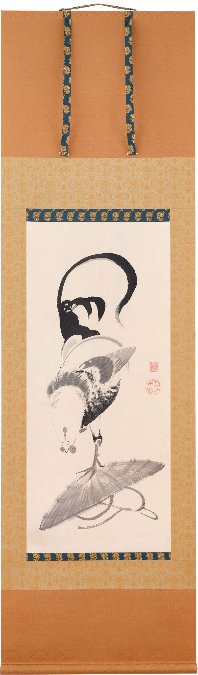Ito Jakuchu (1716-1800), Cockerel on a straw hat, Edo period, late 18th century | 伊藤若冲　傘に鶏図　江戸時代中期　18世紀後半 - 图2