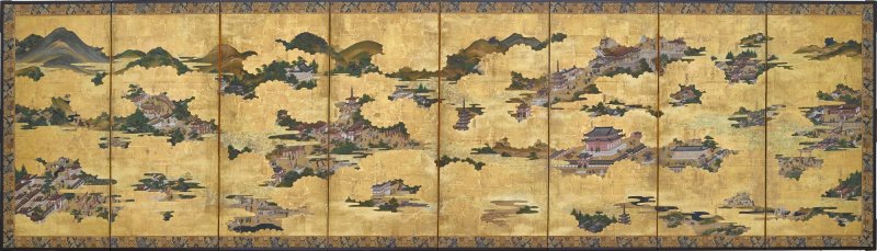 Anonymous, Scenes in and around the Capital (Rakuchu rakugai zu), Edo period, 17th century | 洛中洛外図屏風　江戸時代前期　17世紀 - 图3