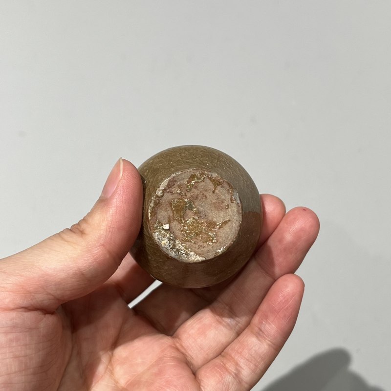 明代 龙泉窑米黄釉小瓶 - 图8