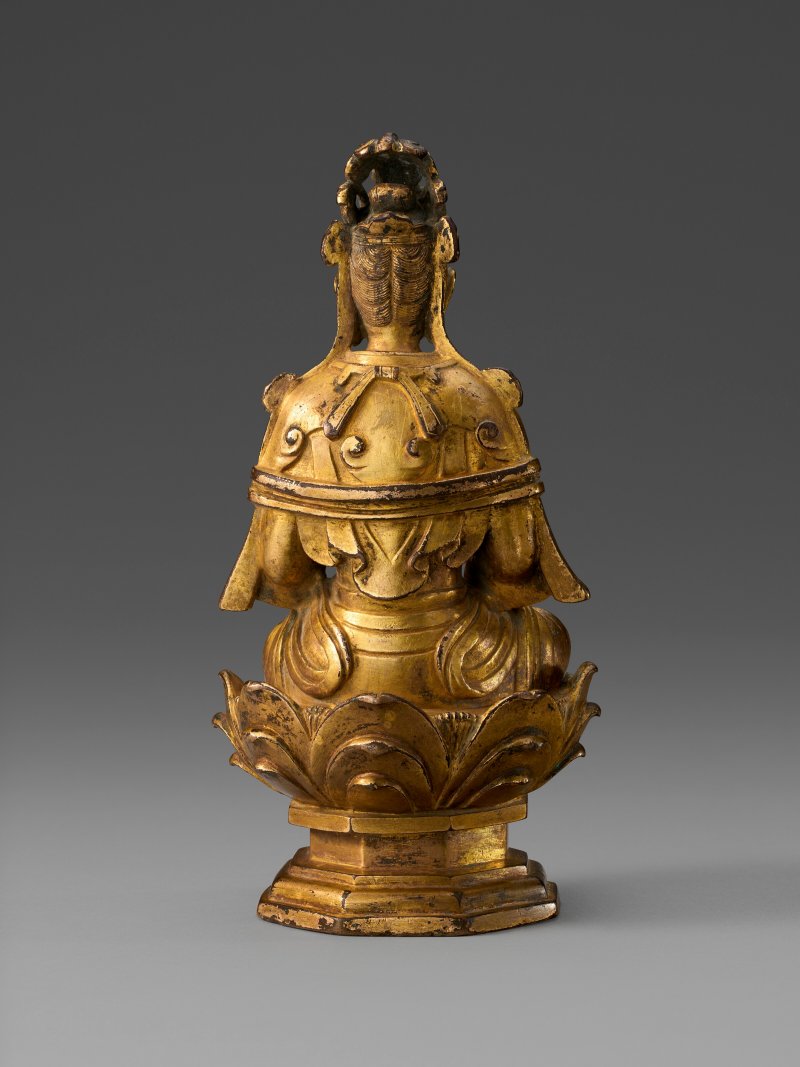 遼 鎏金銅菩薩坐像  LIAO DYNASTY (AD 916-1125) - 图2