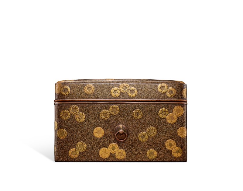 A lacquer tebako [box for personal accessories], Muromachi period, 16th century | 梅花散蒔絵手箱　室町時代　16世紀 - 图3