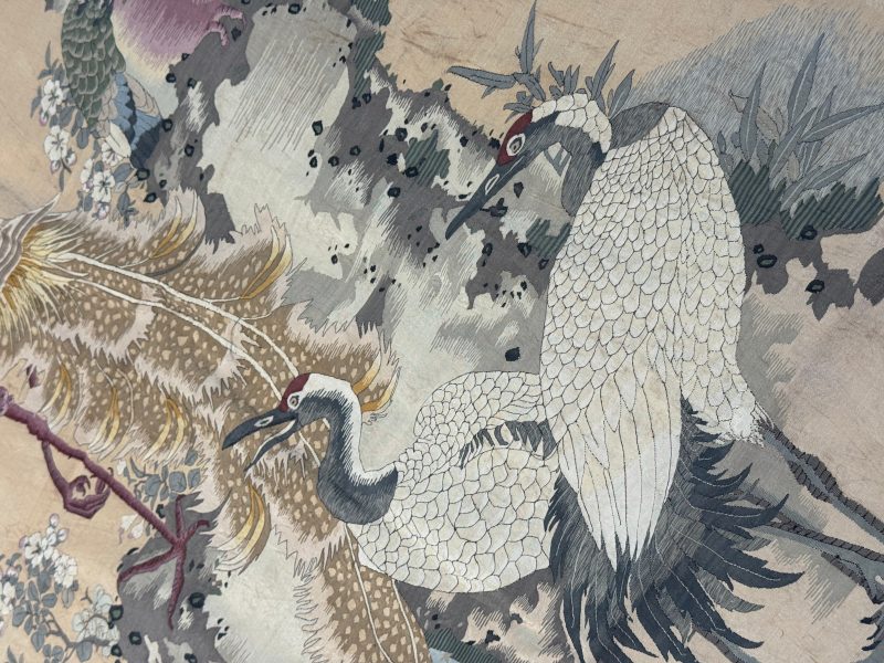 A Chinese kesi 'Phoenixes and Birds' panel - 图6