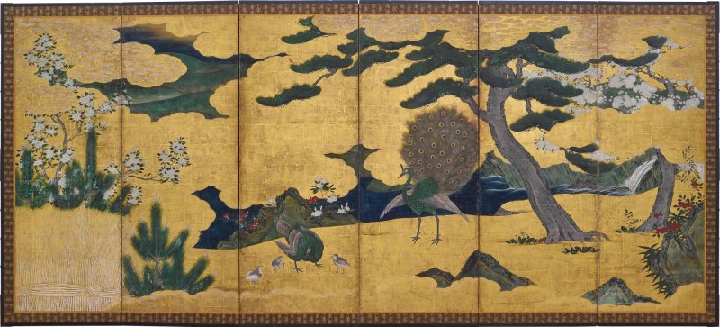 Attributed to the Kano school, Birds and flowers in spring and autumn, Momoyama – Edo period, early 17th century | 狩野派　春秋花鳥図屏風　桃山～江戸時代初期　17世紀初頭 - 图3