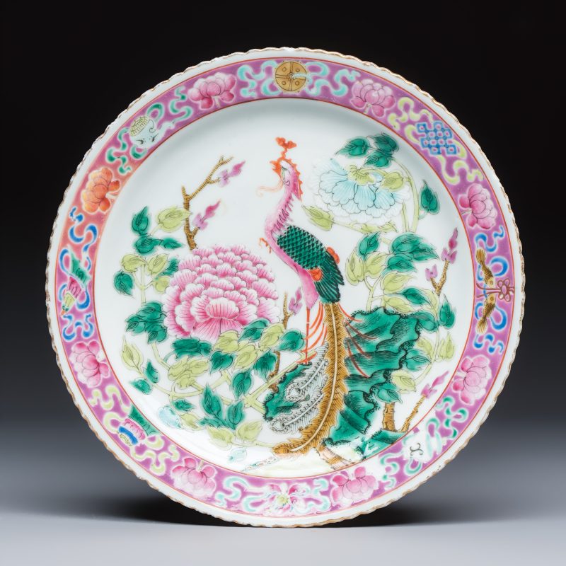 16 Chinese famille rose wares for the Straits or Peranakan market - 图4