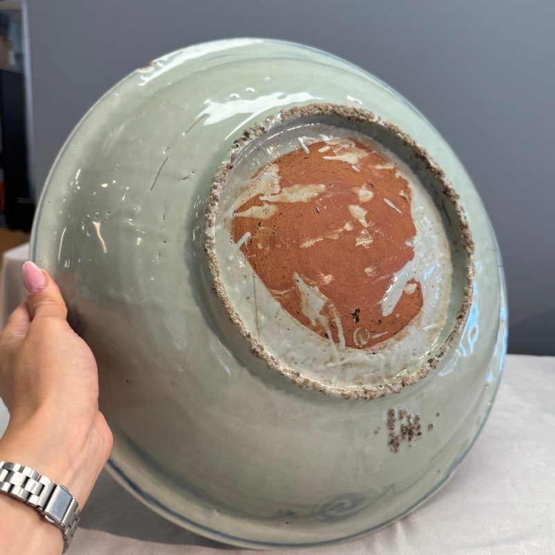 A Chinese Swatow blue and white 'Dragons' dish - 图11