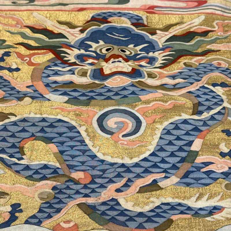 A Chinese kesi 'Deer, Crane and Dragon' panel - 图18