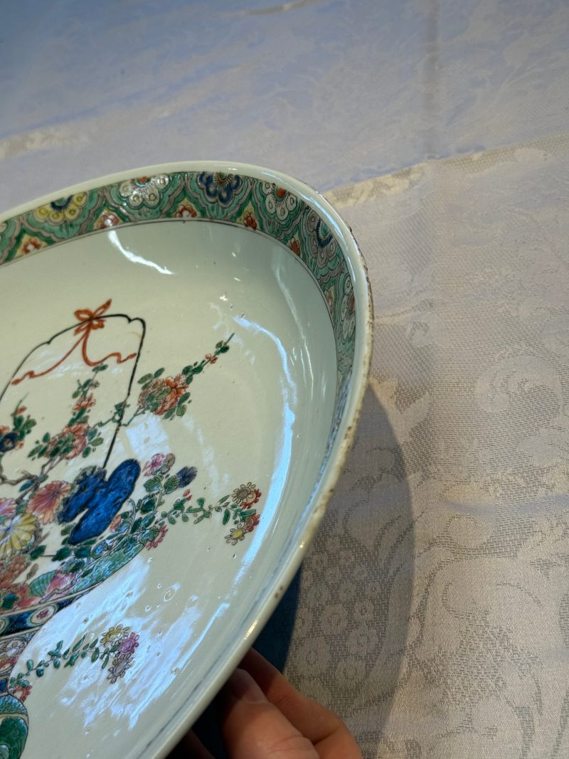 A Chinese famille verte 'Flower Basket' dish - 图10