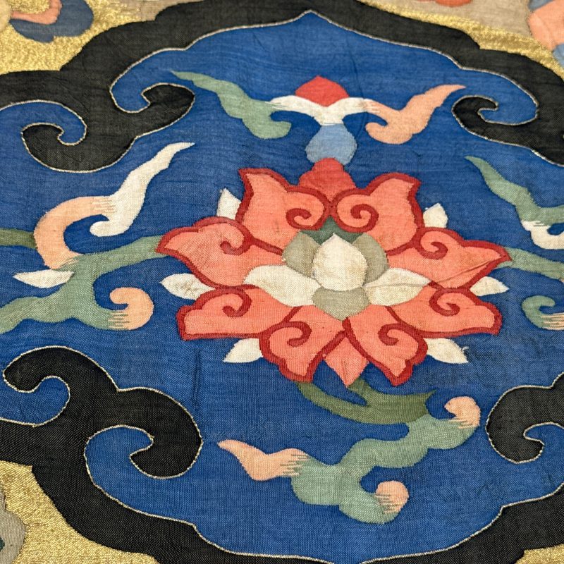 A Chinese kesi 'Deer, Crane and Dragon' panel - 图20