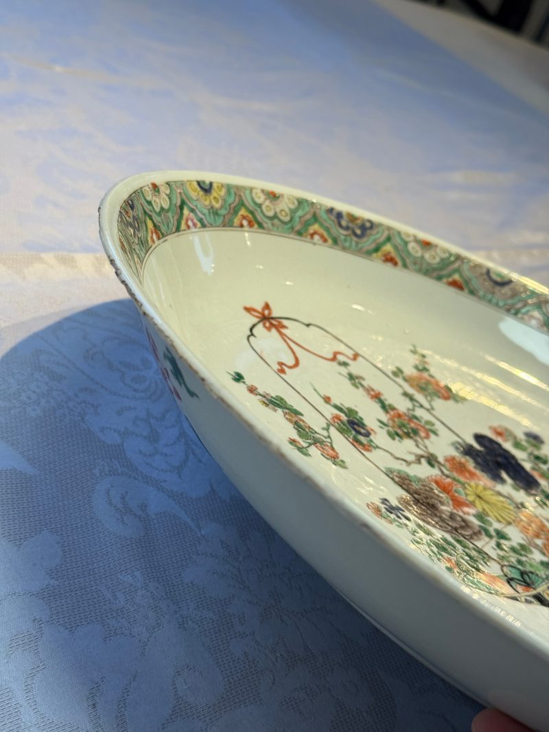 A Chinese famille verte 'Flower Basket' dish - 图12