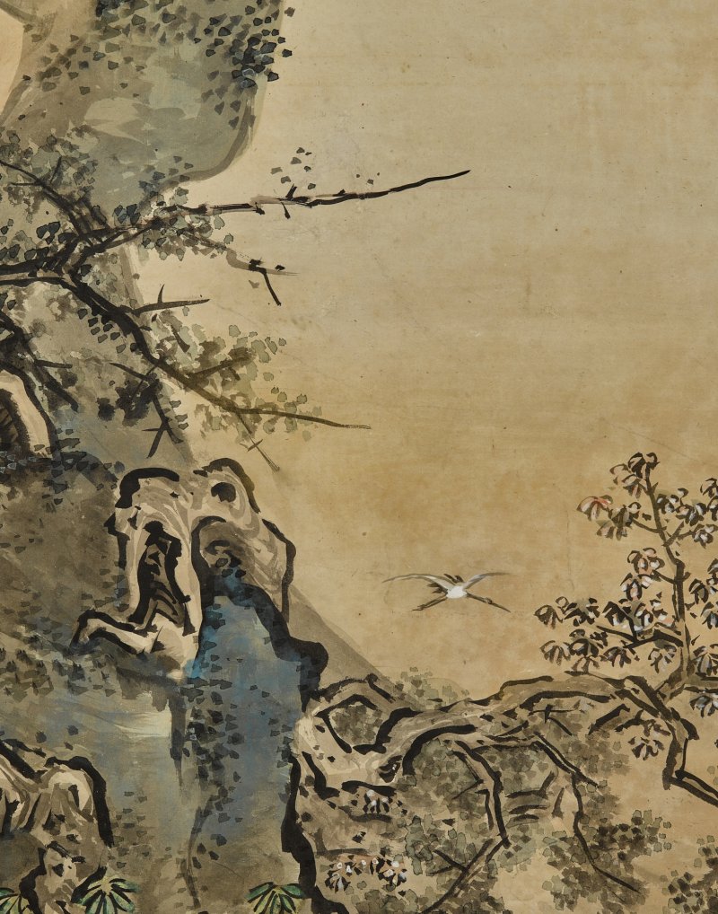 Tani Buncho (1763-1841), Latter Ode to the Red Cliff (Go Sekiheki zu), Edo period, 19th century | 谷文晁　後赤壁図襖　江戸時代後期　19世紀前半 - 图8