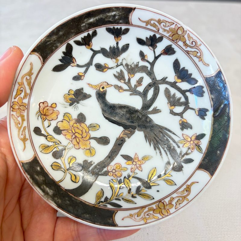 A set of six Chinese silver and gilt-decorated 'Pheasants Among Flowering Branches' tea bowls and saucers - 图57