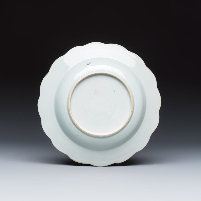 Four Chinese famille rose 'Riverscape' plates - 图9