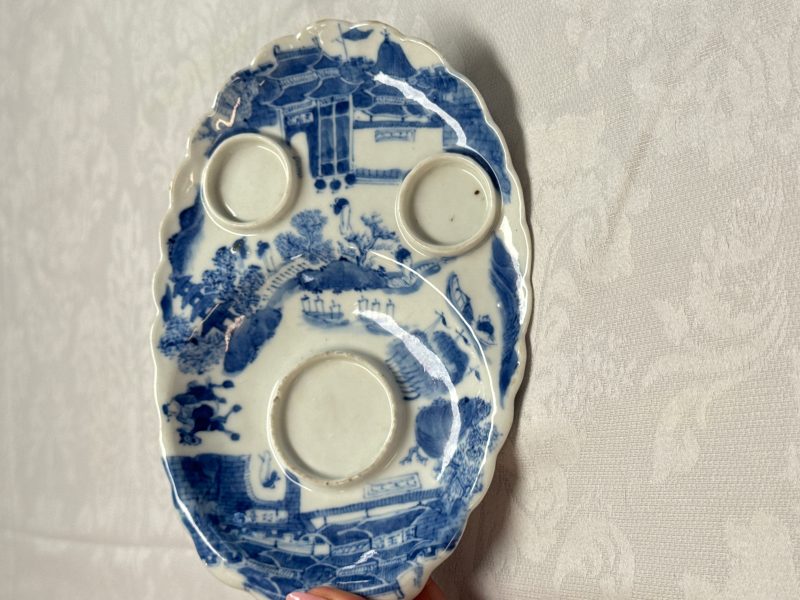 A Chinese blue and white 'Bleu de Hue' four-piece tea set - 图57
