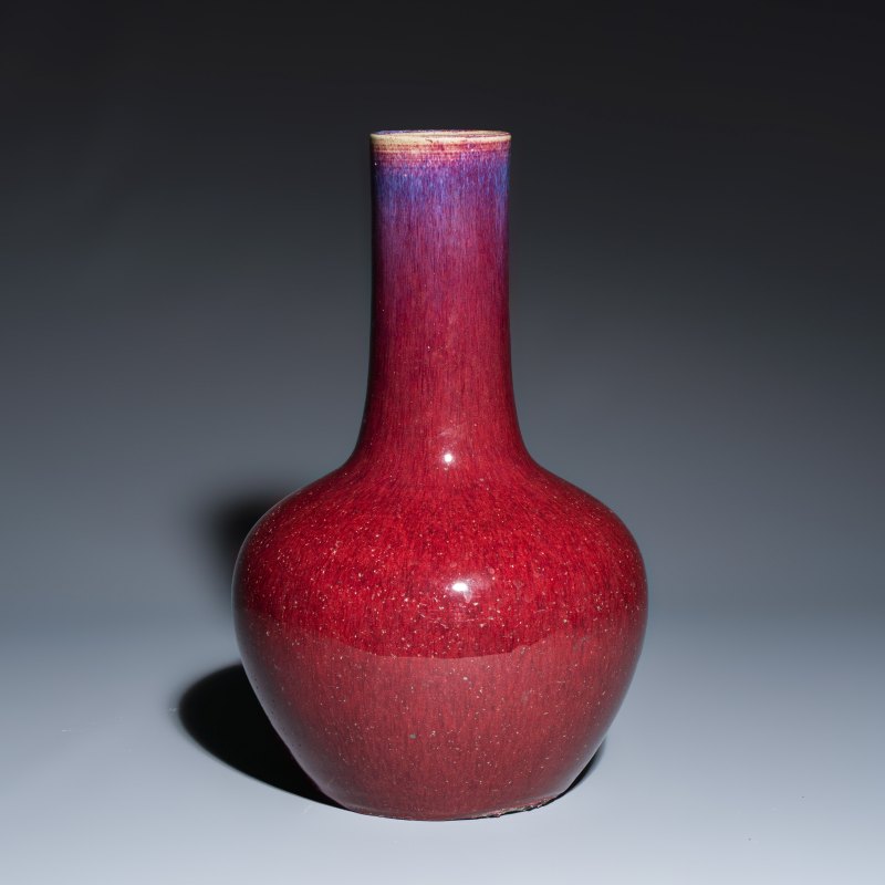 A Chinese flambé-glazed bottle vase - 图2