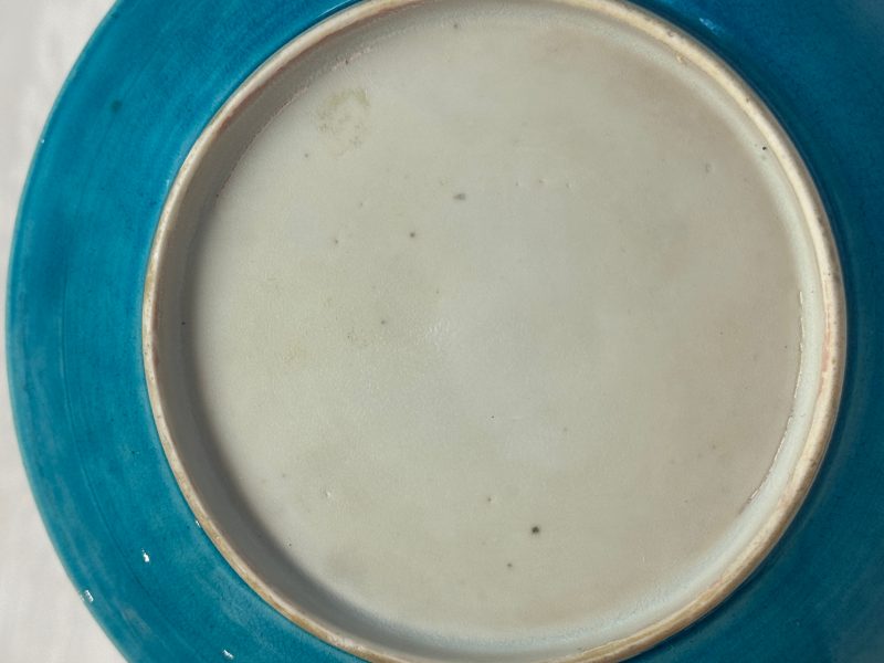 A Chinese turquoise-glazed plate - 图12