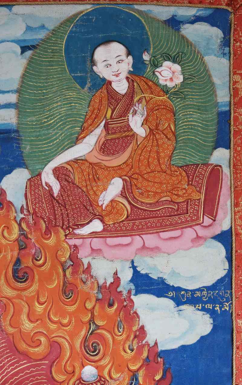 A Thangka of Sahasrabhūja Avalokiteśvara with Mahākāla - 图9