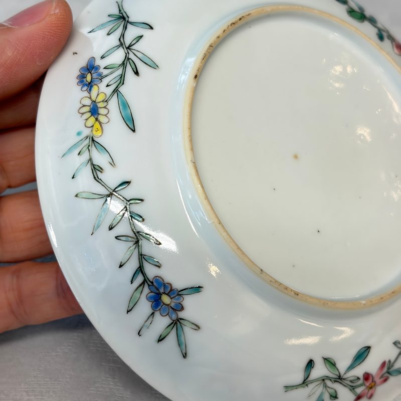 A pair of fine Chinese famille rose 'Rooster' tea bowls and saucers - 图29