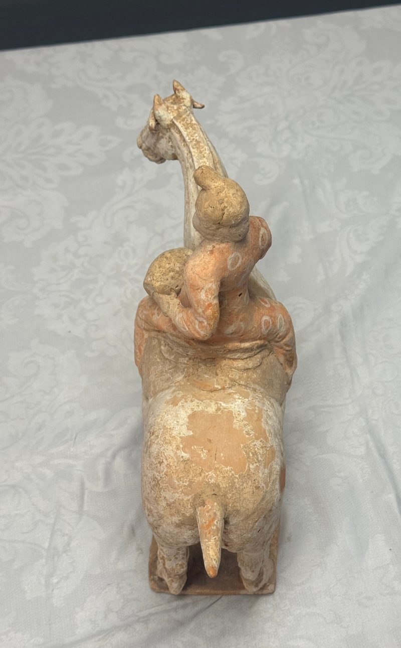 Two Chinese painted pottery 'Horserider' groups - 图37