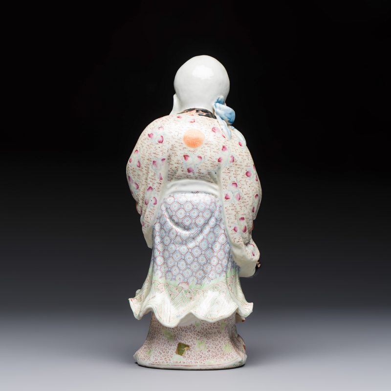 A fine Chinese famille rose figure of Shoulao - 图4