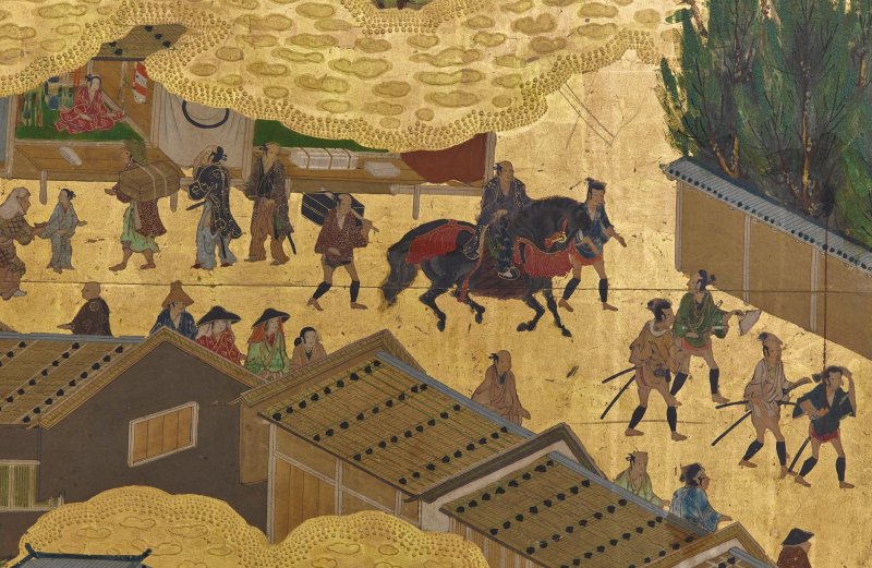 Anonymous, Kurama and Itsukushima, Edo period, 17th century | 鞍馬厳島図屏風　江戸時代初期　17世紀 - 图15