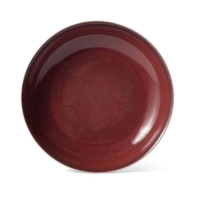 A copper-red-glazed dish, Qianlong mark and of the period (1736-1795) - 图1