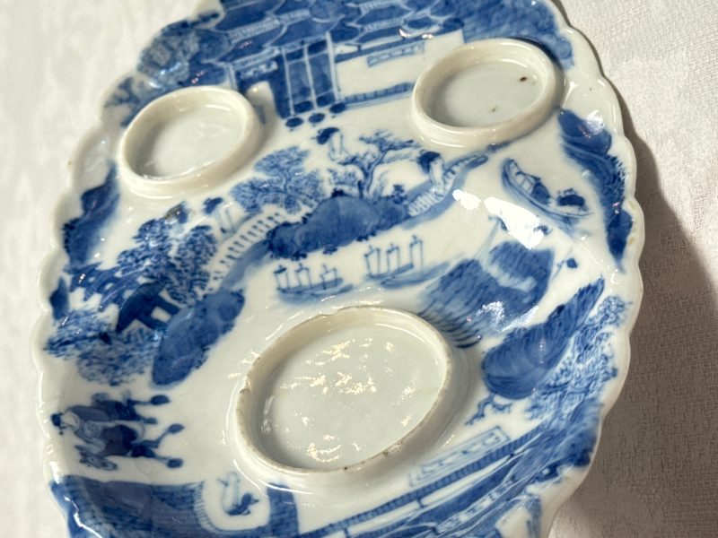 A Chinese blue and white 'Bleu de Hue' four-piece tea set - 图58