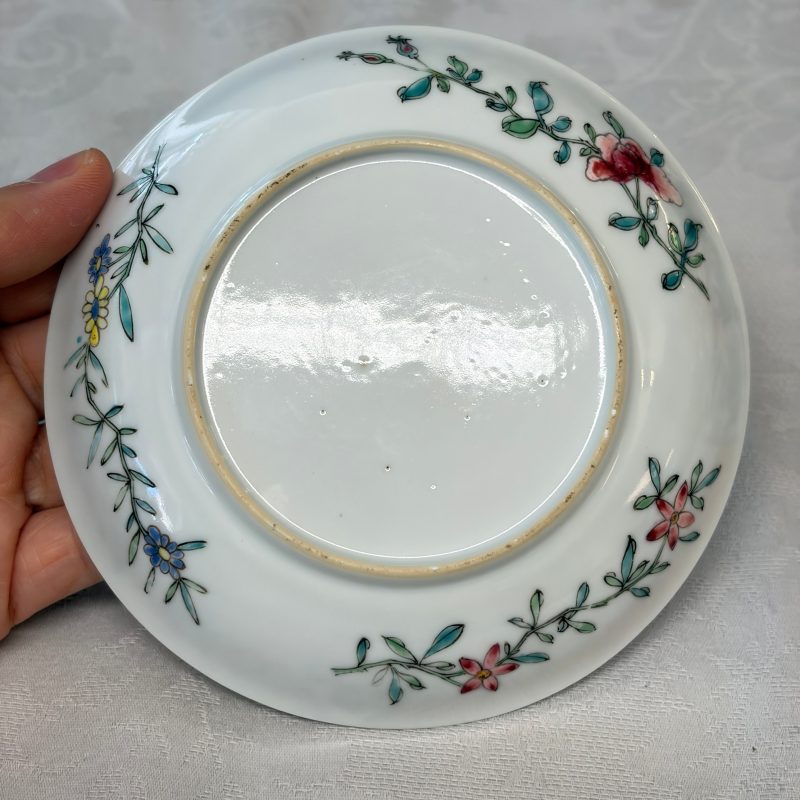 A pair of fine Chinese famille rose 'Rooster' tea bowls and saucers - 图28