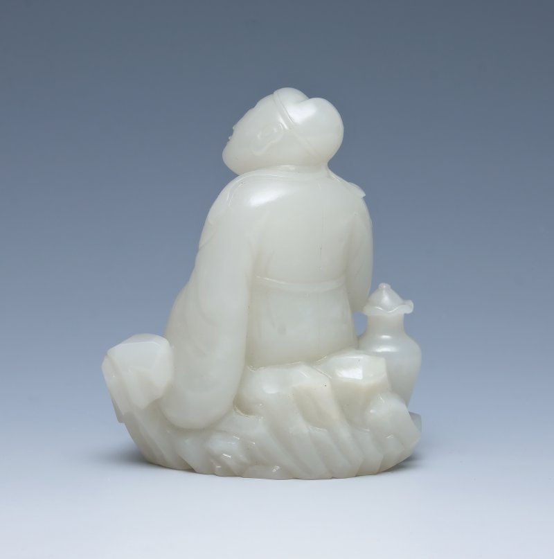 An exceptional white jade figure, Qianlong mark and of the period (1736-1795) - 图7