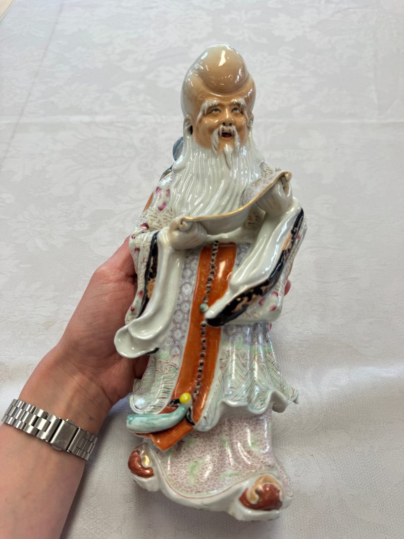 A fine Chinese famille rose figure of Shoulao - 图8