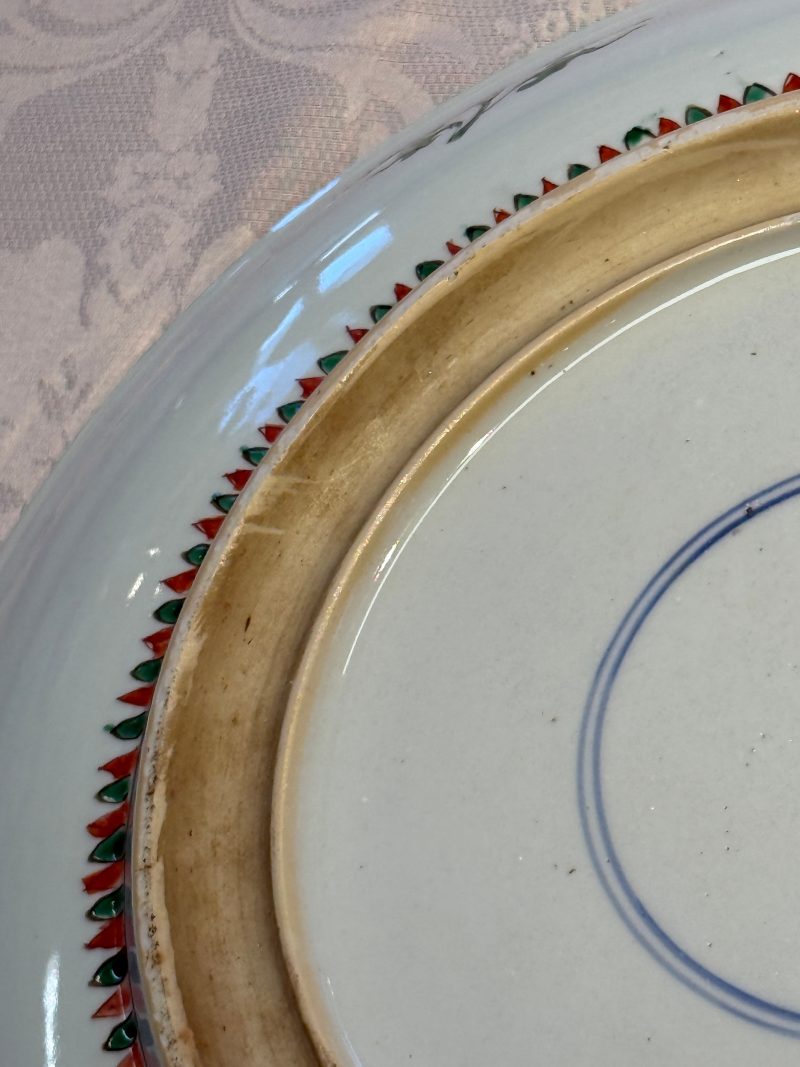 A Chinese famille verte 'Flower Basket' dish - 图19