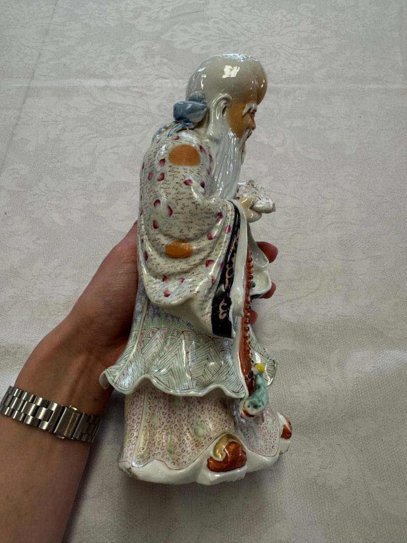 A fine Chinese famille rose figure of Shoulao - 图9