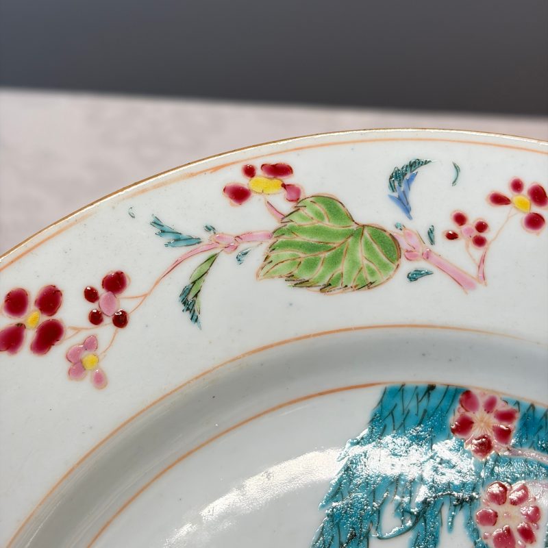 A Chinese famille rose 'Fisherman, Lady and Child' plate - 图6