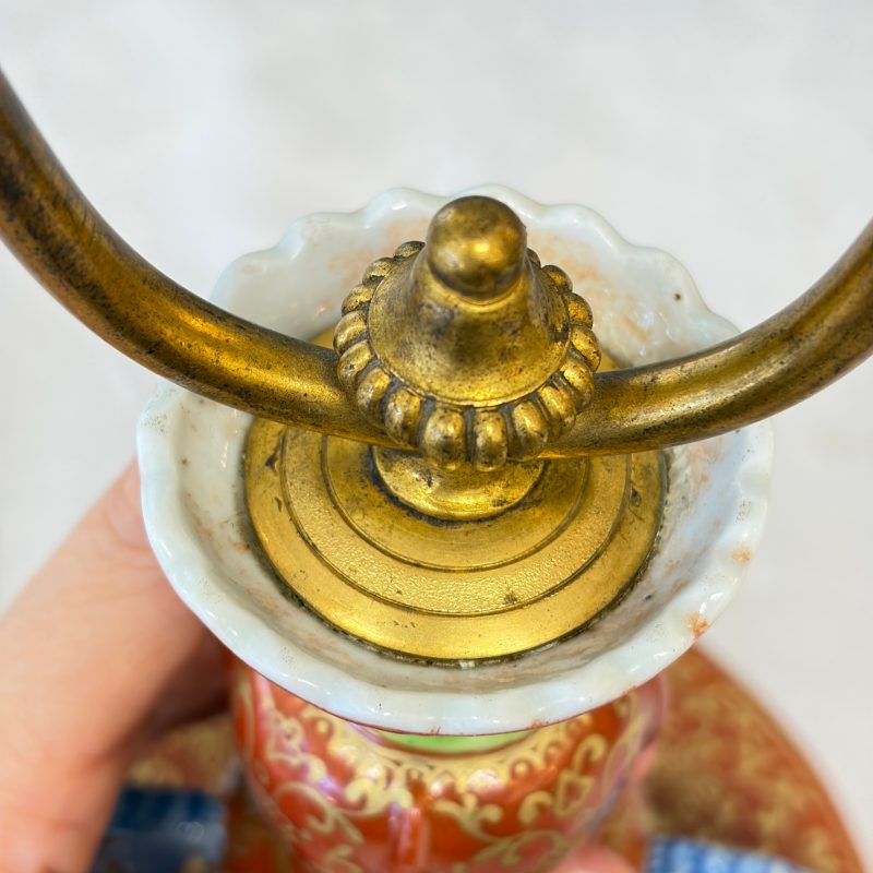 A Chinese famille rose stand, later mounted as lamp - 图20
