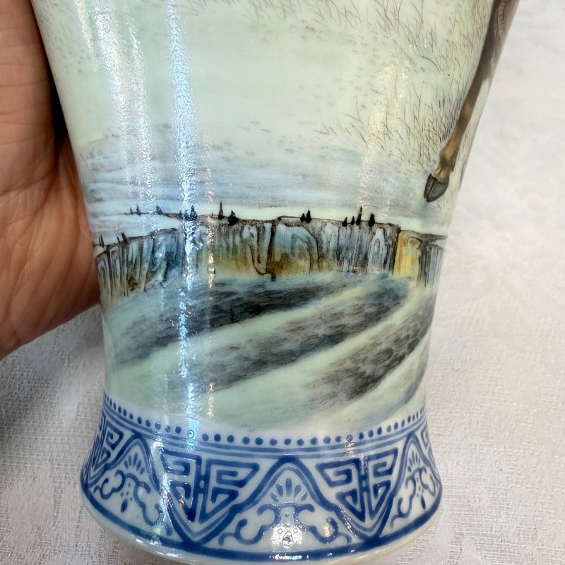 漁樵耕讀 | A set of four Chinese famille rose 'Yu Qiao Geng Du 漁樵耕讀' vases - 图34