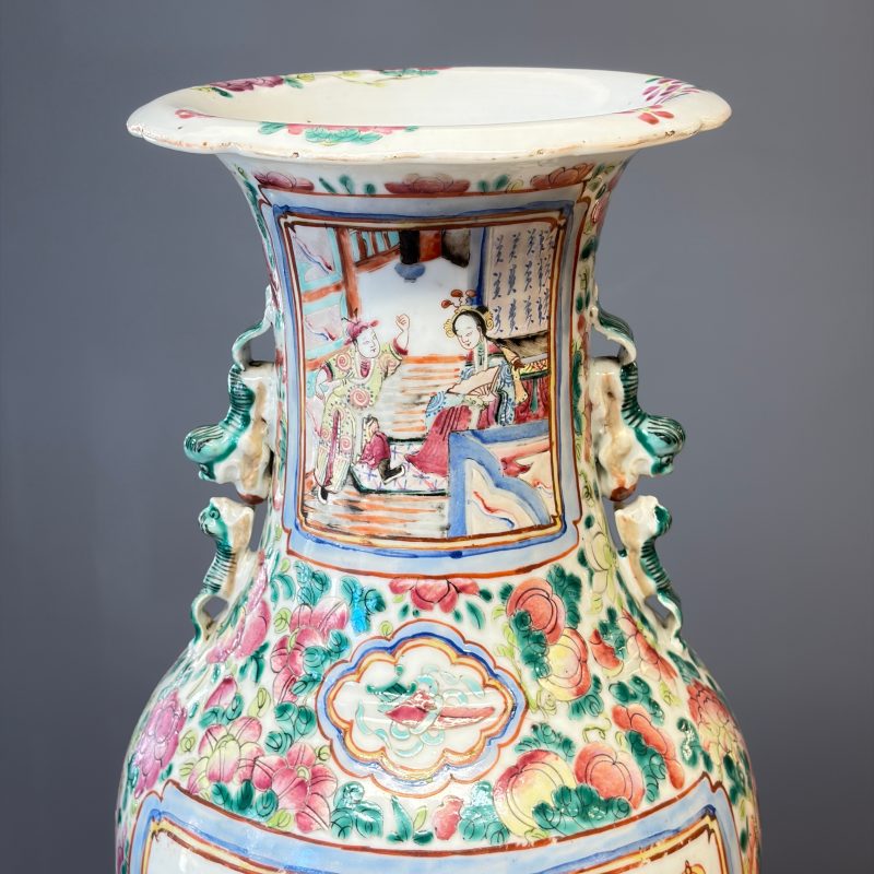 A Chinese famille rose vase with narrative design - 图21