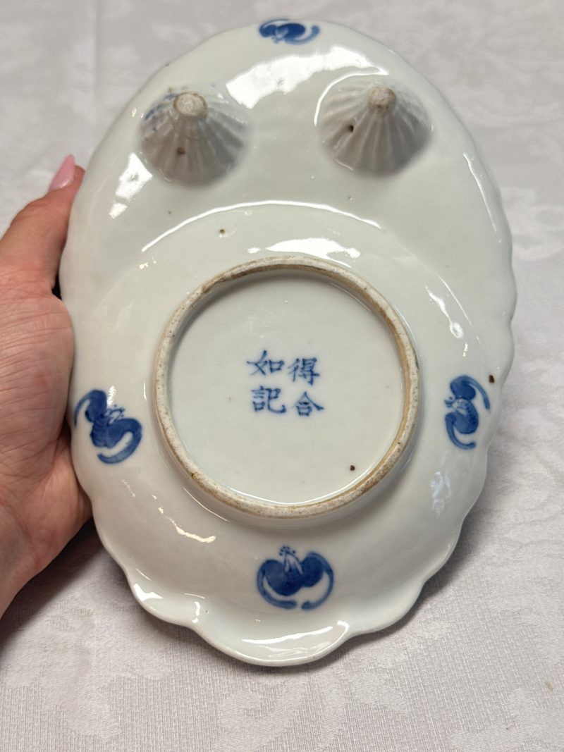 A Chinese blue and white 'Bleu de Hue' four-piece tea set - 图67