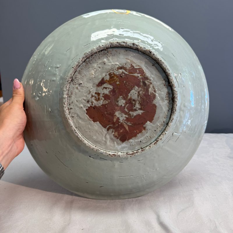A Chinese Swatow turquoise-enamelled iron-red-decorated 'Split Pagoda' dish - 图10