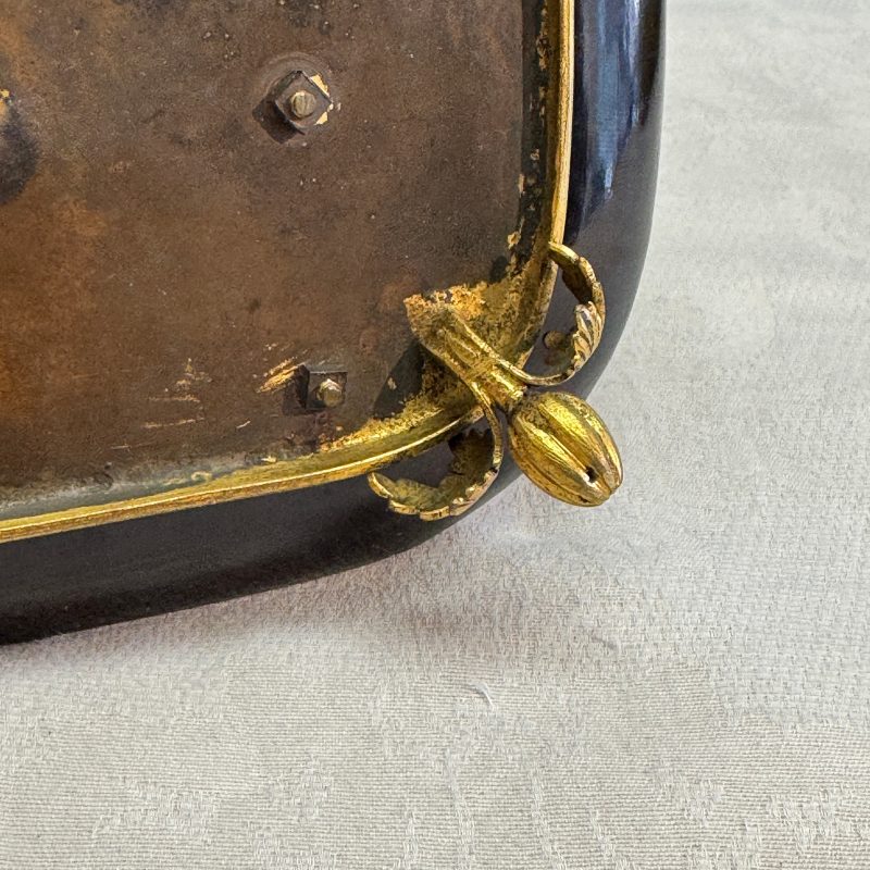 A French lacquered and gilt-bronze-mounted inkwell with a Chinese turquoise-glazed Buddha - 图22