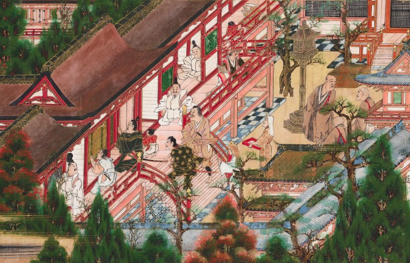 Attributed to Iwasa Matabei (1578-1650), Fragment from the Tale of Horie (Horie monogatari), Edo period, mid-17th century | 岩佐又兵衛　堀江物語絵巻断簡　江戸時代前期　17世紀中頃 - 图3