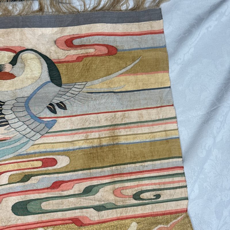 A Chinese kesi 'Deer, Crane and Dragon' panel - 图31