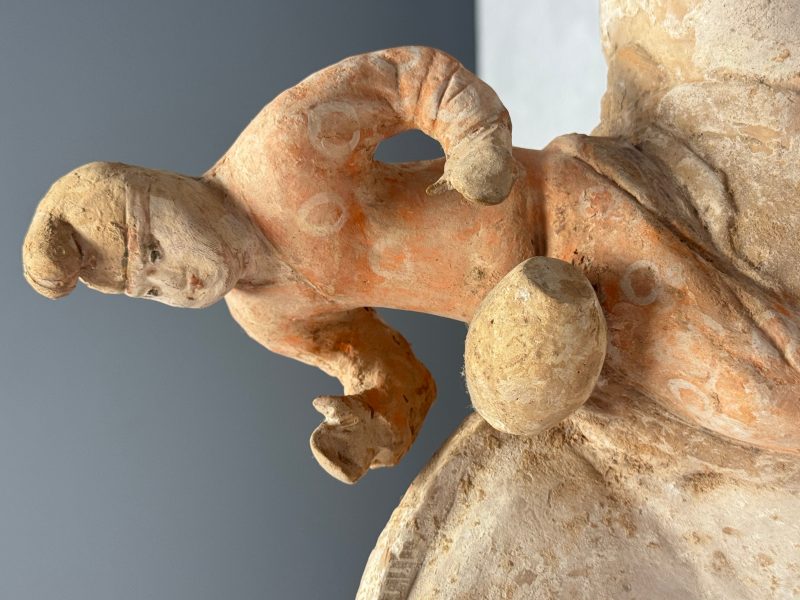 Two Chinese painted pottery 'Horserider' groups - 图38