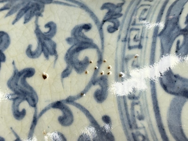 A Chinese blue and white 'Meiping' vase with lotus scrolls - 图12