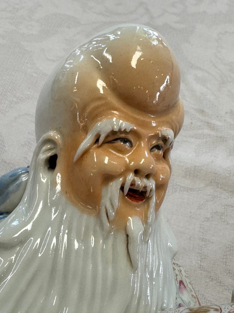 A fine Chinese famille rose figure of Shoulao - 图14