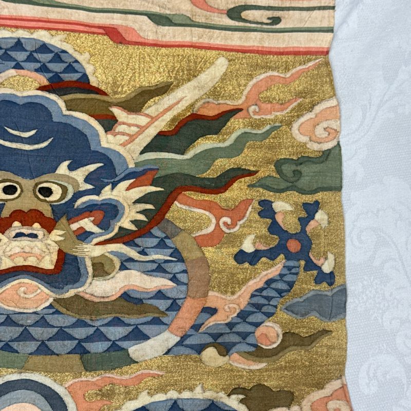 A Chinese kesi 'Deer, Crane and Dragon' panel - 图33