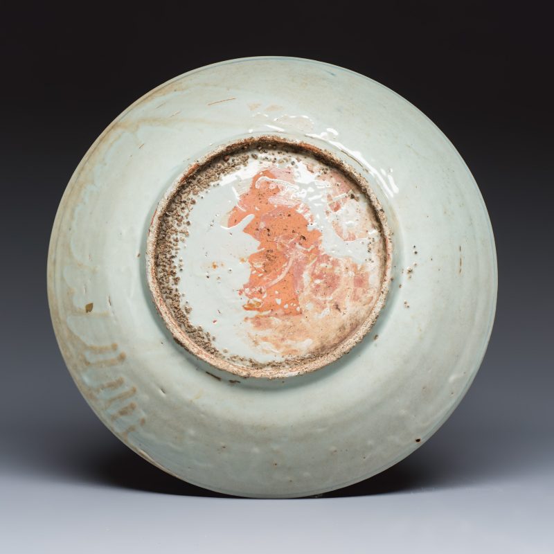 A Chinese Swatow blue and white 'Phoenix' dish - 图2