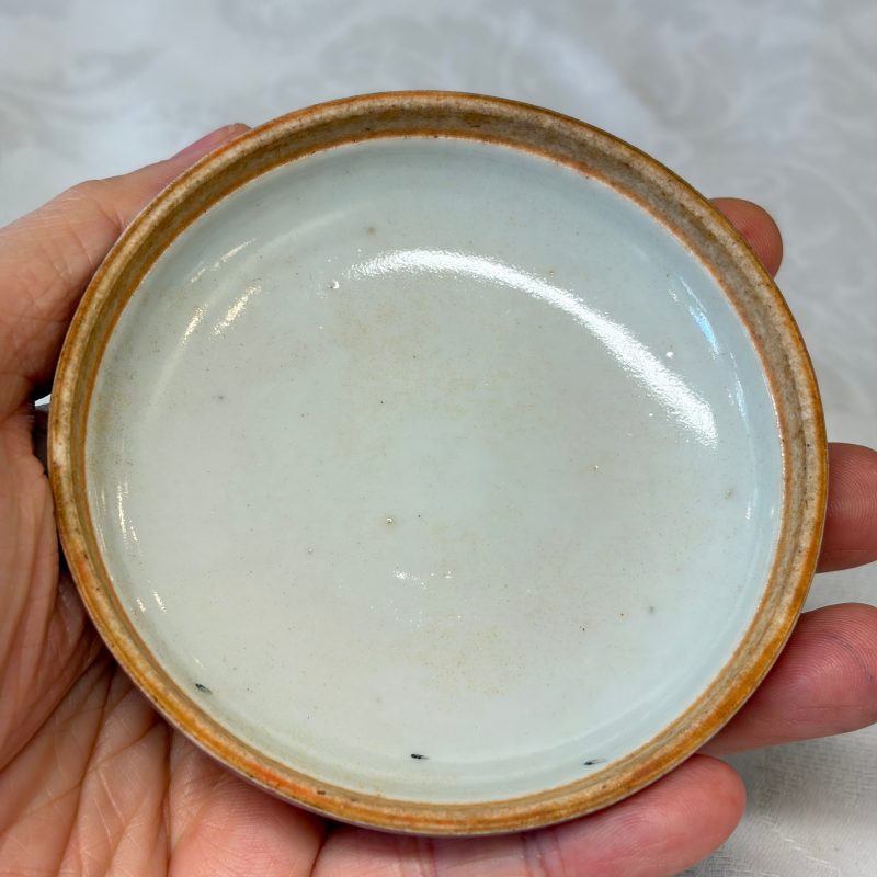 A Chinese peachbloom-glazed seal paste box - 图9