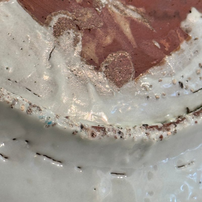 A Chinese Swatow turquoise-enamelled iron-red-decorated 'Split Pagoda' dish - 图12