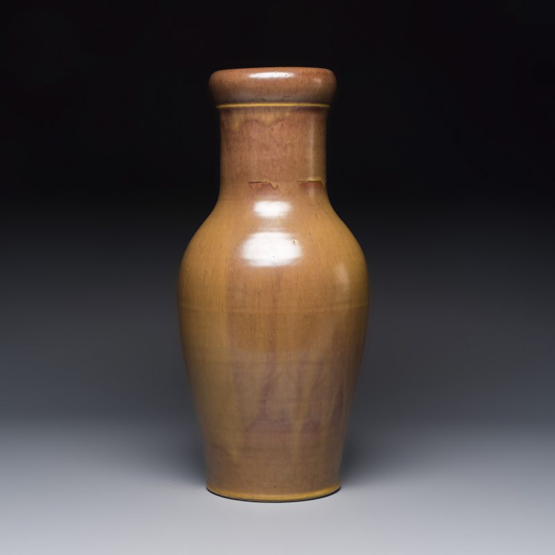 A Chinese teadust-glazed vase - 图3