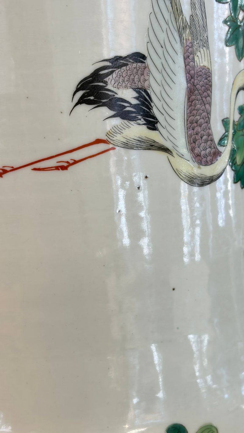 A massive pair of Chinese famille verte 'Phoenixes and Birds' vases - 图22